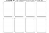 Playing Card Template  Template Business with regard to Template For Cards In Word