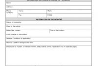 Police Report Writing Template Download inside Report Writing Template Free