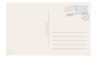 Post Card Template   Payroll Check Stubs with regard to Post Cards Template