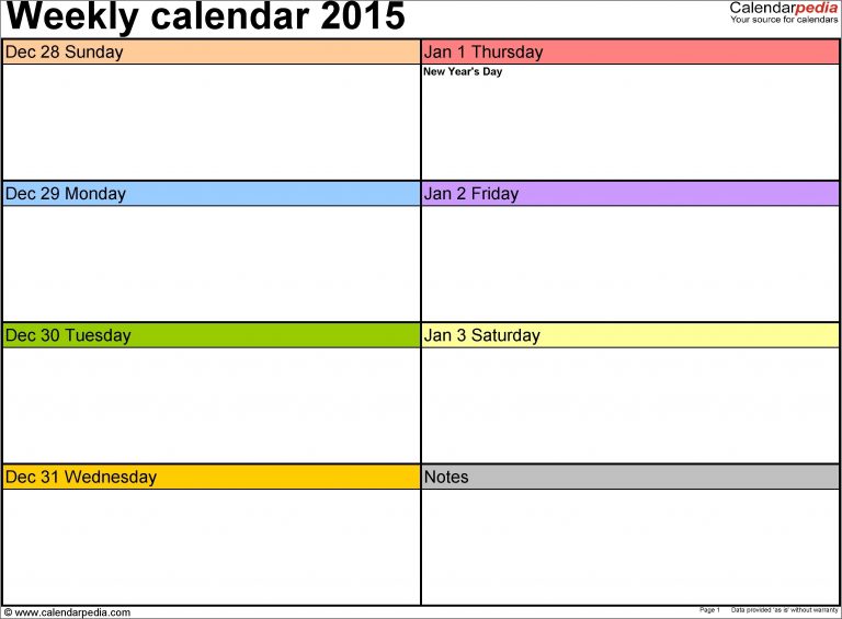 Powerpoint Calendar Template Best Weekly Calendar in Powerpoint ...