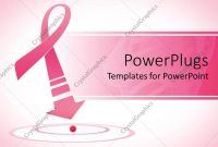 Powerpoint Template Breast Cancer Awareness Pink Ribbon With Arrow regarding Breast Cancer Powerpoint Template