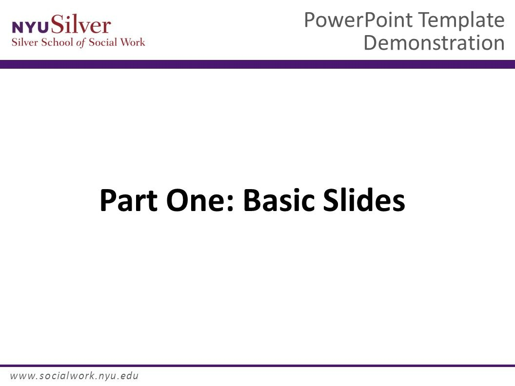 Powerpoint Template Demonstration Dr John Smith Nyu Silver School pertaining to Nyu Powerpoint Template