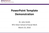 Powerpoint Template Demonstration Dr John Smith Nyu Silver School with regard to Nyu Powerpoint Template