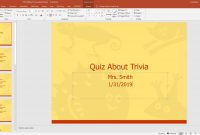 Powerpoint Template For A Multiple Choice Quiz regarding Powerpoint Quiz Template Free Download