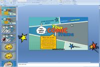 Powerpoint Your Comic Frame Presentation Template intended for Comic Powerpoint Template