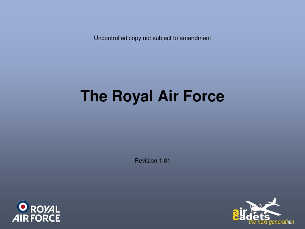 Ppt  The Royal Air Force Powerpoint Presentation  Id regarding Raf Powerpoint Template