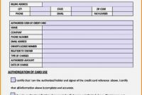 Precautions You Must  Realty Executives Mi  Invoice And Resume with regard to Order Form With Credit Card Template