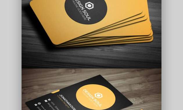 Premium Business Card Templates In Photoshop Illustrator pertaining to Create Business Card Template Photoshop