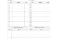 Printable Baseball Lineup Templates Free Download ᐅ Template Lab with Baseball Lineup Card Template