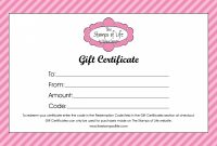 Printable Beauty Salon Gift Certificate Template Free Templates Hair pertaining to Salon Gift Certificate Template