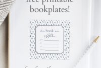 Printable Bookplates For Donated Books  The Expanding Library pertaining to Bookplate Templates For Word