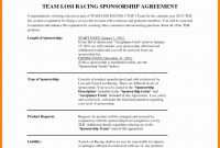 Printable  Frais Image De Race Car Sponsorship Proposal Template inside Race Car Sponsorship Agreement Template