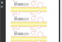 Printable Free Bubble Labels For Party Favors  Merriment Design inside Bubble Bottle Label Template