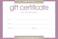 Printable Free Gift Certificates  Sansurabionetassociats with Homemade Gift Certificate Template