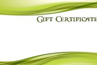 Printable Gift Certificate Templates with Dinner Certificate Template Free