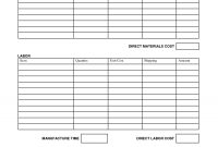 Printable Job Estimate Forms  Job Estimate Free Office Form within Time And Material Invoice Template