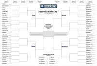 Printable Ncaa Tournament Bracket For March Madness pertaining to Blank March Madness Bracket Template