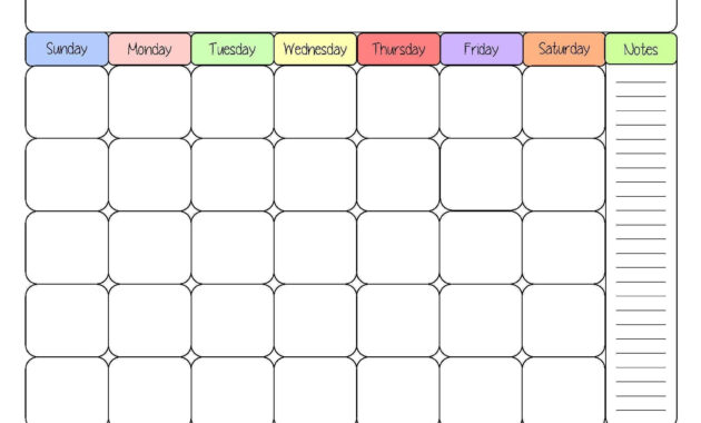 Printable One Month Calendar Elegant Cute Blank Calendar Templates with Blank One Month Calendar Template
