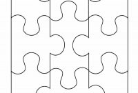 Printable Puzzle Piece Templates ᐅ Template Lab with Blank Jigsaw Piece Template