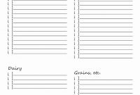 Printable Shopping List Template New Blank Grocery List – Mathosproject with regard to Blank Grocery Shopping List Template