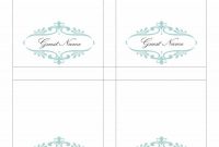 Printable Table Tent Templates And Cards ᐅ Template Lab regarding Tent Card Template Word