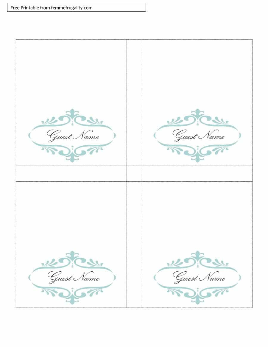Printable Table Tent Templates And Cards ᐅ Template Lab throughout Free Tent Card Template Downloads
