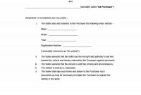 Printable Vehicle Purchase Agreement Templates ᐅ Template Lab regarding Hire Purchase Agreement Template