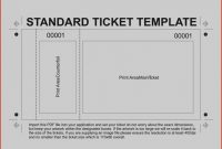 Printable Word Free Blank Ticket Exceptional Template Printing with regard to Free Raffle Ticket Template For Word