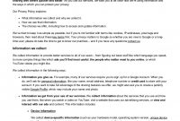 Privacy Policy Examples  Samples  Examples pertaining to Credit Card Privacy Policy Template