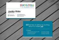 Private Tutor Business Cards Teacher Card Template Free Images Ideas regarding Business Cards For Teachers Templates Free