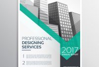 Professional Brochure Or Leaflet Template Design Vector Image pertaining to Professional Brochure Design Templates
