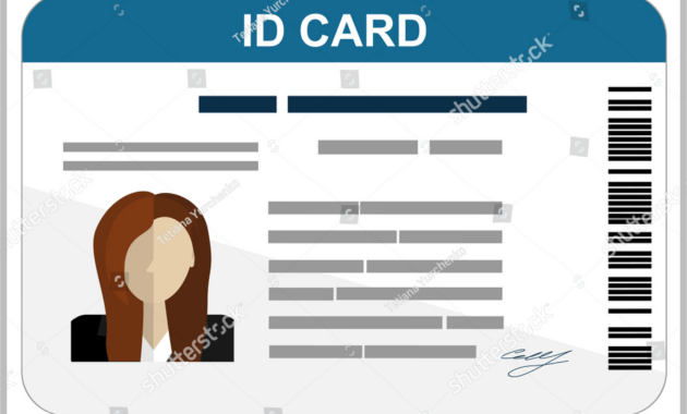 Professional Id Card Designs Psd Eps Ai Word Free Template inside Id Card Template Word Free
