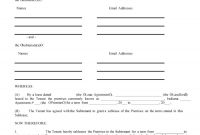 Professional Sublease Agreement Templates  Forms ᐅ Template Lab intended for Boat Slip Rental Agreement Template