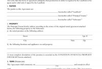 Professional Sublease Agreement Templates  Forms ᐅ Template Lab within Sublease Commercial Agreement Template