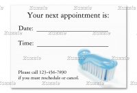 Profile Card  Dental  Dental Business Cards Orthodontics regarding Dentist Appointment Card Template