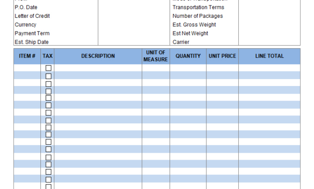 Proforma Invoice Format In Excel with regard to Excel 2013 Invoice Template