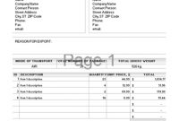 Proforma Invoice Template  Download with Template Of Proforma Invoice