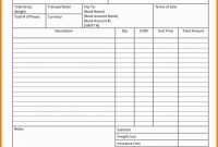 Free Proforma Invoice Template Word Pdf Eforms – Free Fillable ...