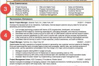 Project Management Template Manager Resume Sample Stepguide Data intended for Report To Senior Management Template