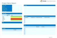 Project Management Weekly Status Report Ate Free Progress Example pertaining to Project Weekly Status Report Template Ppt