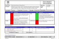 Project Management Weekly Status Report Template Ppt Excel  Smorad in Monthly Status Report Template Project Management