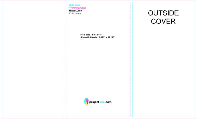 Projectera  Print  Design Services  Print Templates regarding Tri Fold Brochure Ai Template