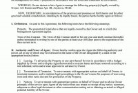 Property Management Agreement For Landlords  Ezlandlordforms for Landlords Property Management Agreement Template