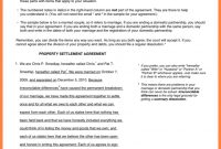 Property Settlement Agreement  Marital Settlements Information in Property Settlement Agreement Sample