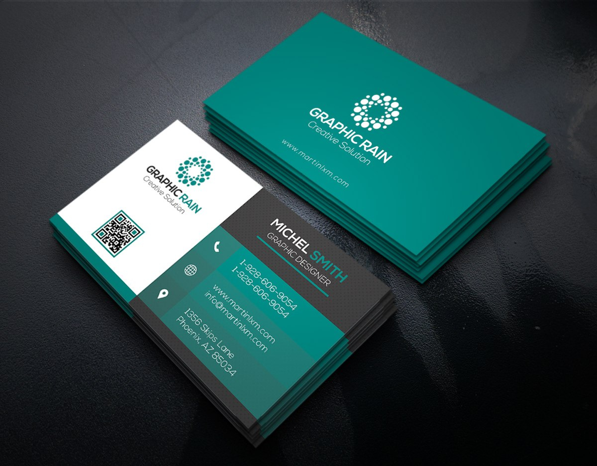 Psd Business Card Template On Behance intended for Psd Visiting Card Templates