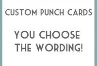 Punch Card Template Word Free Printable  Dreaded Ideas regarding Free Printable Punch Card Template