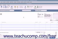 Quickbooks Pro  Tutorial Creating An Invoice Intuit Training pertaining to Create Invoice Template Quickbooks