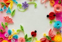 Quilling Greeting Card Blank Template Stock Image  Image Of regarding Free Printable Blank Greeting Card Templates