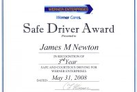 Rd Place Certificate Template Word  Certificatetemplateword intended for Safe Driving Certificate Template