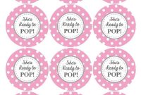 Ready To Pop Printable Labels Free  Baby Shower Ideas  Free Baby with Ready To Pop Labels Template